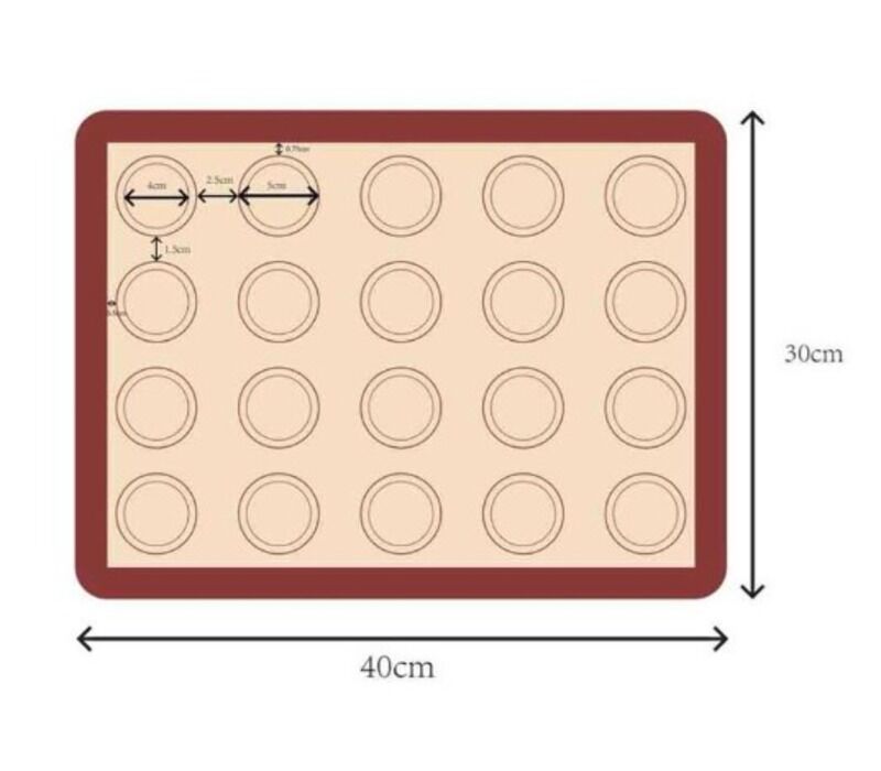 Çiçek Mum Döküm Matı 40*30cm (Halkalı)