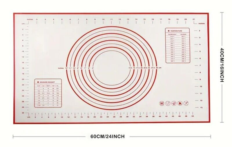Çiçek Mum Döküm Matı 40*60 cm