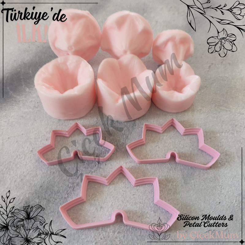 Çan Çiçeği Kesici ve Silikon Damarlayıcı Seti