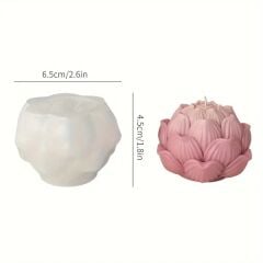 Lotus Çiçeği Silikon Kalıp ( küçük boy)