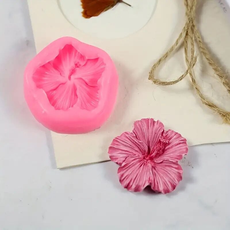 Hibiskus Çiçeği Silikon Kalıp