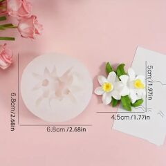 Nergis Çiçeği Silikon Kalıbı