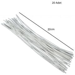 20 adet 20 cm Mum Fitili