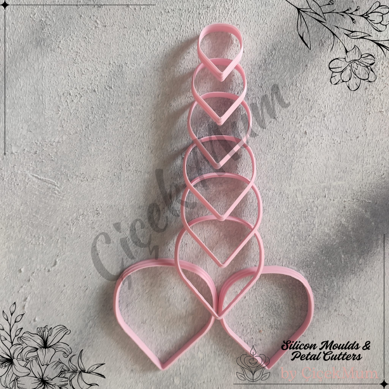 8'li Damla Kesici Set