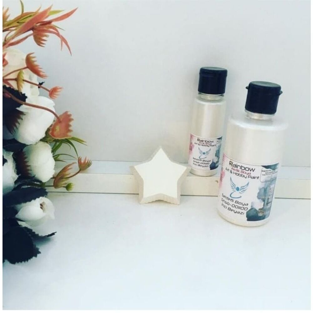 Sedefli Akrilik Boya - 100 ml İnci Beyazı