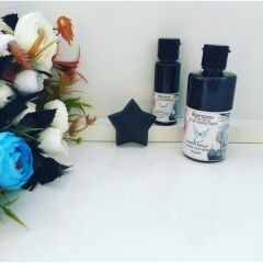 Sedefli Akrilik Boya - 100 ml Siyah