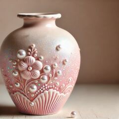 Sedefli Akrilik Boya - 100 ml Bebek Pembe