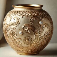 Sedefli Akrilik Boya - 100 ml Gold