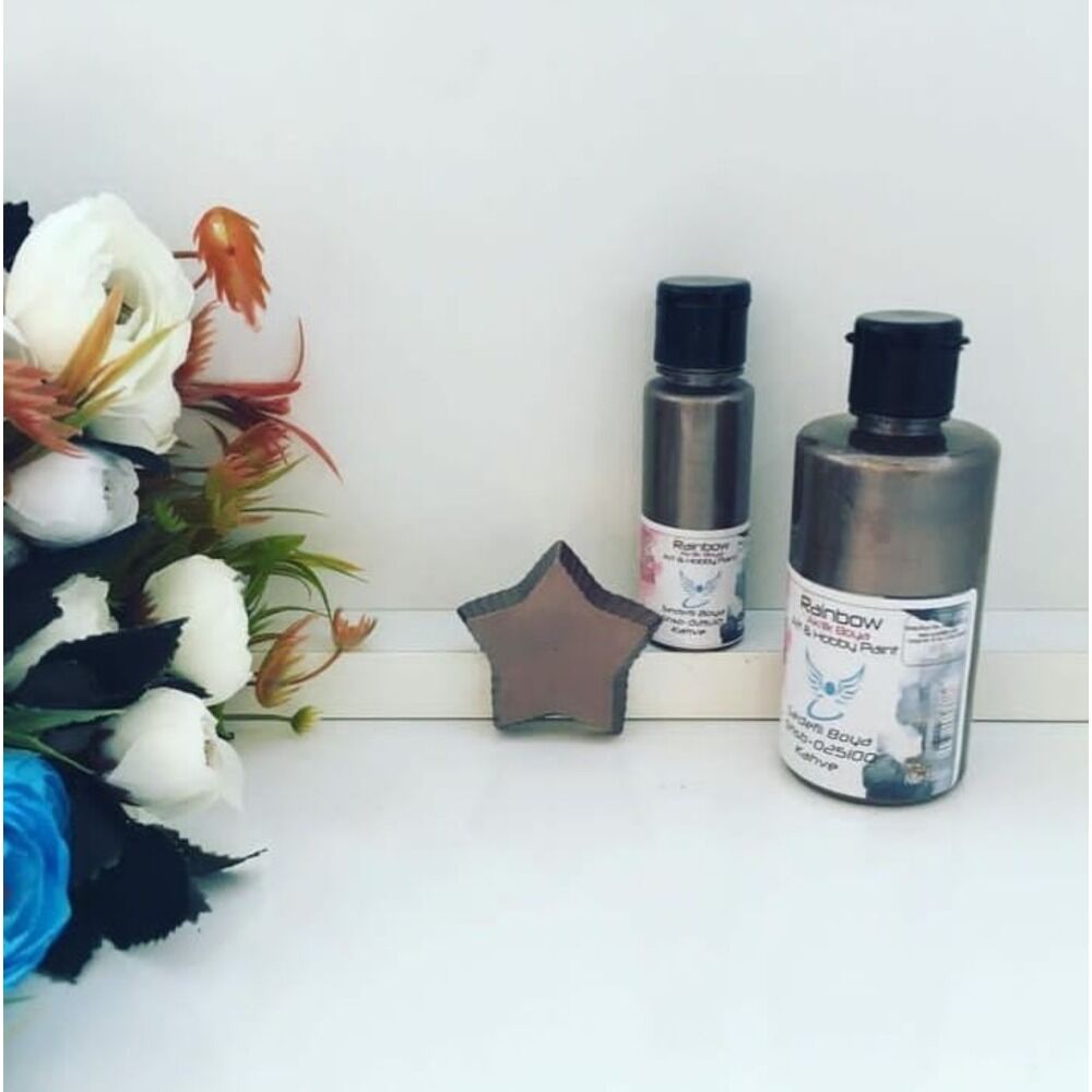 Sedefli Akrilik Boya - 100 ml Kahverengi