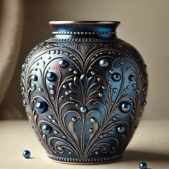 Sedefli Akrilik Boya - 100 ml Lacivert