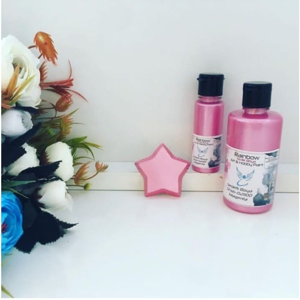 Sedefli Akrilik Boya - 100 ml Magenta