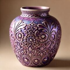 Sedefli Akrilik Boya - 100 ml Mor