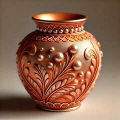 Sedefli Akrilik Boya - 100 ml Turuncu