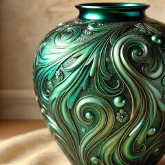 Sedefli Akrilik Boya - 100 ml Zümrüt Yeşili