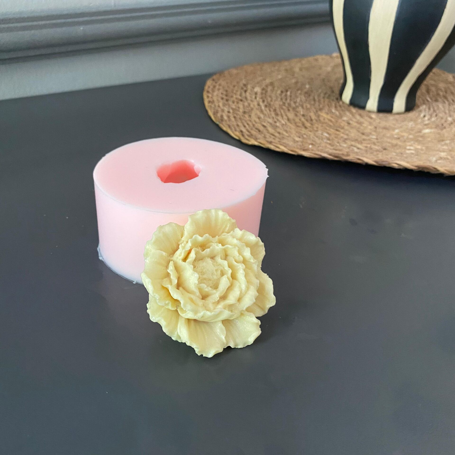 Kamelya Çiçek Silikon Kalıp