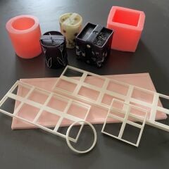 Deri Dokulu Mum Yapım Kiti