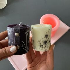 Deri Dokulu Mum Yapım Kiti