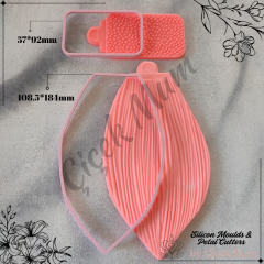 Büyük Gala Çiçeği Kesici ve Silikon Damarlayıcı