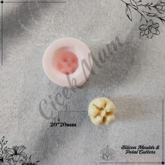 5 Tomurcuklu Çiçek Çekirdek Silikon Kalıp