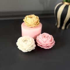 Çok Yapraklı Şakayık Silikon Kalıp | Çiçek Mum Kalıbı