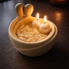 Sarılan Sevgililer Silikon Kalıp | Mum Ve Taş Tozu Kalıbı