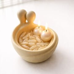 Sarılan Sevgililer Silikon Kalıp | Mum Ve Taş Tozu Kalıbı