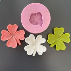 Yonca Silikon Kalıp | Çiçek Mum Kalıbı