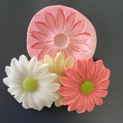 Büyük Papatya Silikon Kalıp | Çiçek Mum Kalıbı