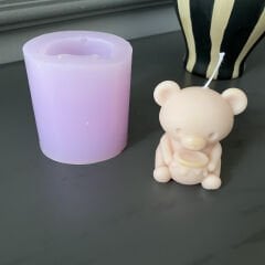 Bal Kavanozlu Ayıcık Silikon Kalıp