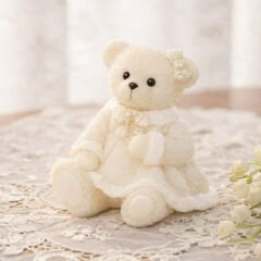 Elbiseli Ayıcık Silikon Kalıp | Mum Taş Tozu Kalıbı