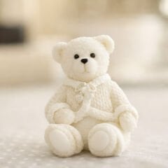 Kıyafetli Ayıcık Silikon Kalıp | Mum Taş Tozu Kalıbı