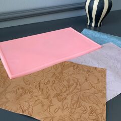 Çiçek Dokulu Silikon Kalıp | Doku Kalıbı