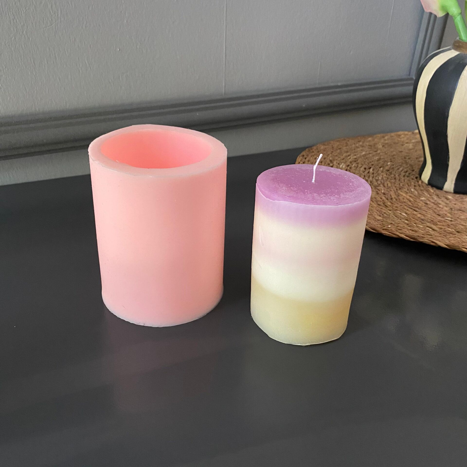 Büyük Silindir Silikon Kalıp