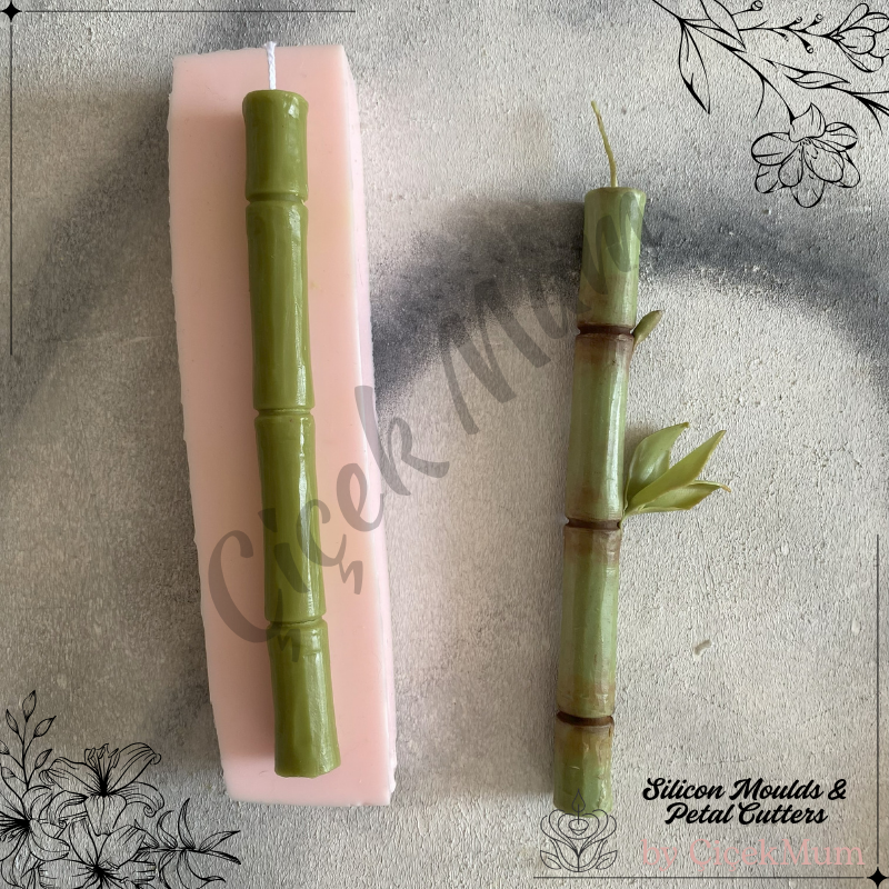 Bambu Silikon Mum Kalıbı
