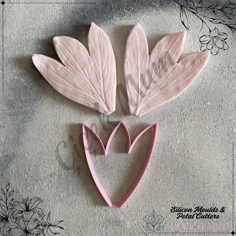 Şakayık Yeşil Yaprak Kesici ve Silikon Damarlayıcı