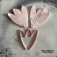 Şakayık Yeşil Yaprak Kesici ve Silikon Damarlayıcı