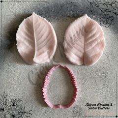 Gül Yeşil Yaprak Kesici ve Silikon Damarlayıcı