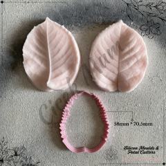 Gül Yeşil Yaprak Kesici ve Silikon Damarlayıcı