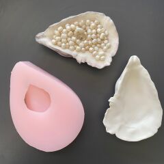 İstiridye Silikon Mumluk Kalıbı