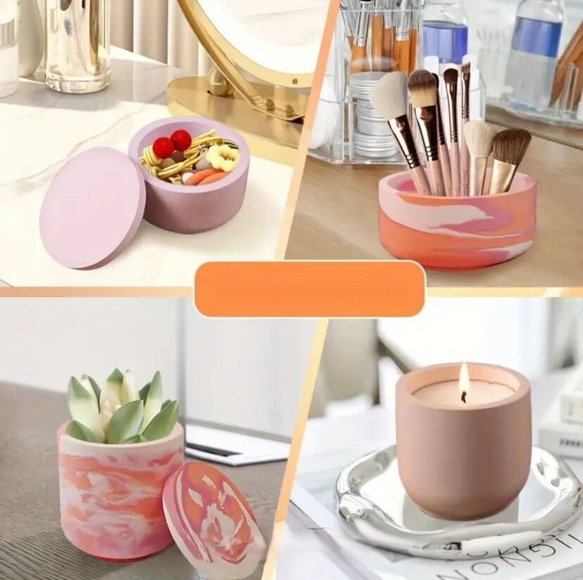 İkili mum bardak silikon kalıp