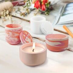 İkili mum bardak silikon kalıp