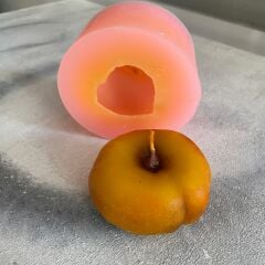 Yassı Şeftali Silikon Kalıbı | Meyve Kalıbı