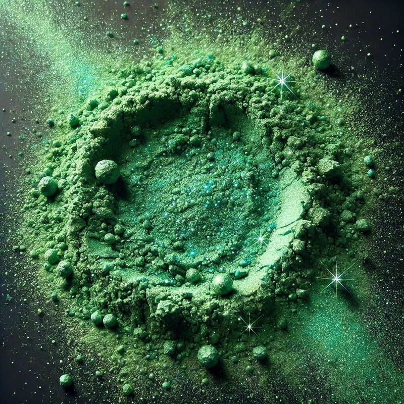 Sedefli Yeşil Toz Pigment