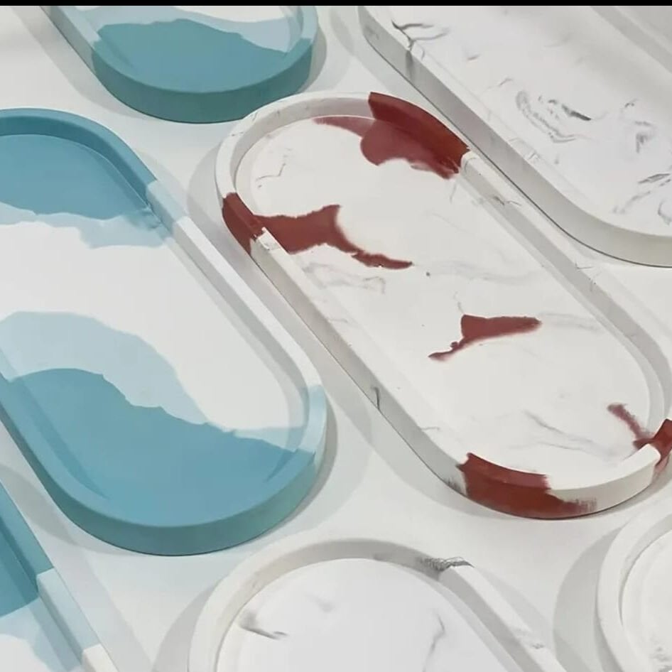 Oval Tabak Silikon Kalıbı | Sunumluk Kalıbı