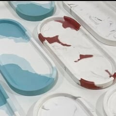 Oval Tabak Silikon Kalıbı | Sunumluk Kalıbı