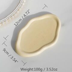 Bulut Tabak - Altlık - Sunumluk Silikon Kalıp