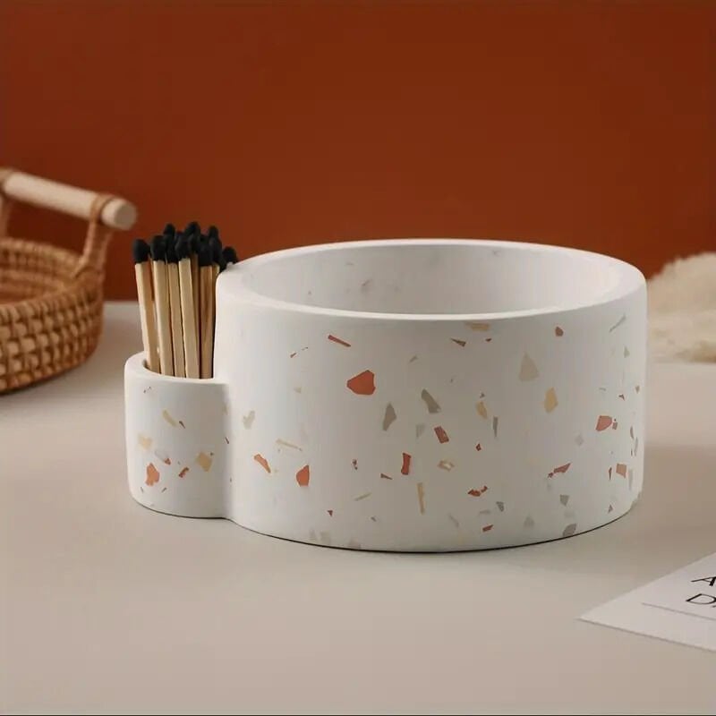 Kibritlikli Mumluk (Büyük) Silikon Kalıp