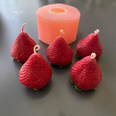 Çilek Silikon Kalıbı