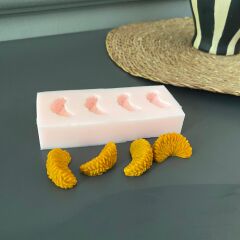 4'lü Mandalina Dilimleri Silikon Kalıp