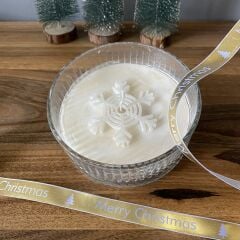 Kar Tanesi - 1 Silikon Mum Kalıbı